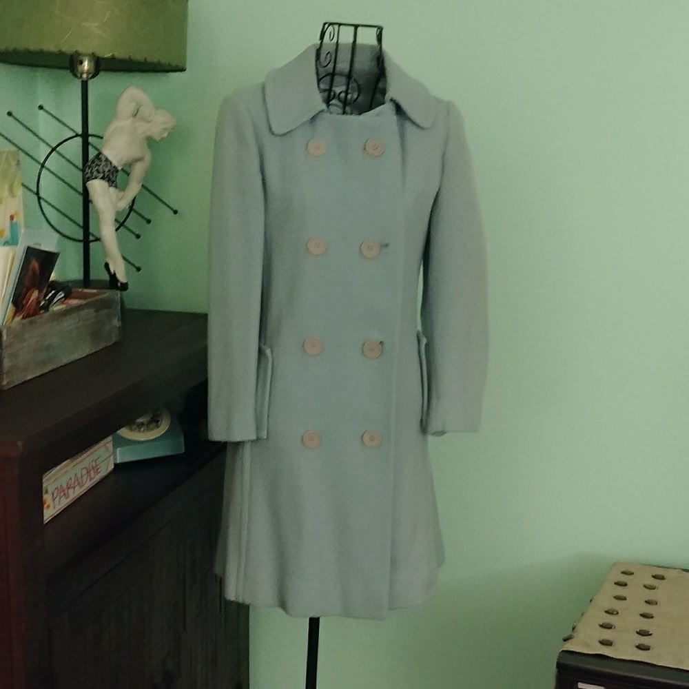 Vintage Light Blue Coat Small